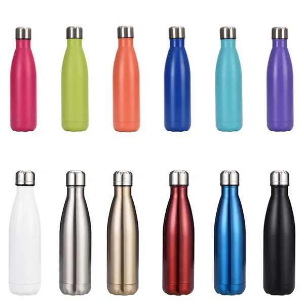17oz Stainless Steel Water Bottle Double Walled