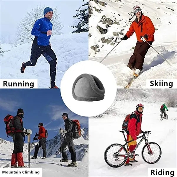 Unisex Foldable Winter Ear Warmer Earmuffs for Men Women