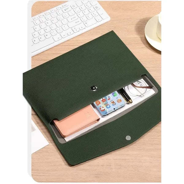 A4 leather document bag