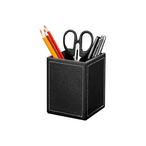PU Leather Office Desktop Organizer
