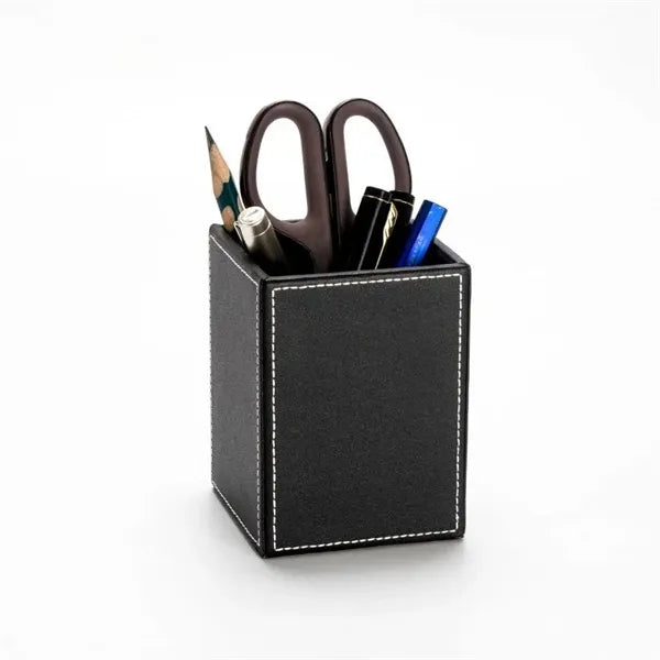 PU Leather Office Desktop Organizer
