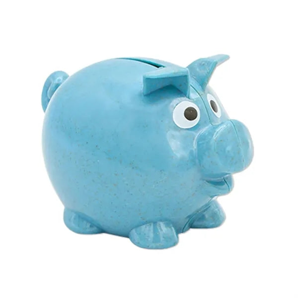Sustainable Wheat Straw Piggy Bank