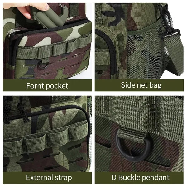 Tactical Camo Double Layer Insulated Lunch Bag