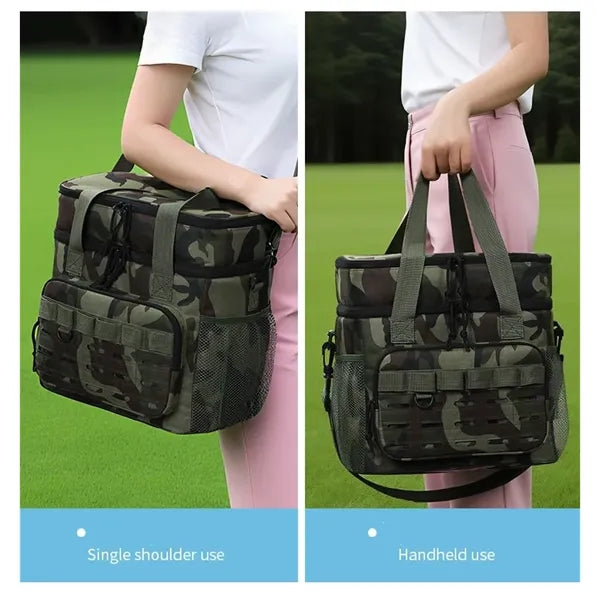 Tactical Camo Double Layer Insulated Lunch Bag