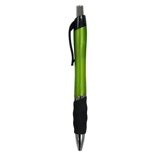 Clicker Pen "The Venture" with Black Rubber Grip