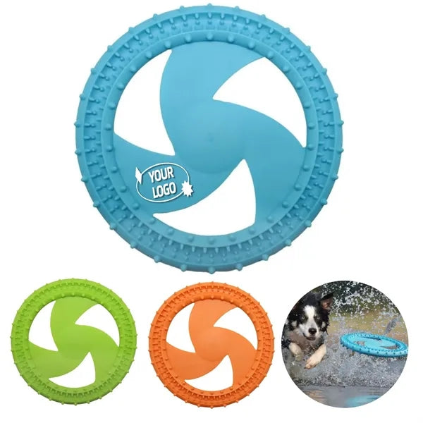 Durable Rubber Dog Flying Disc