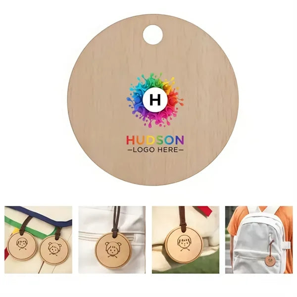 Wooden Pet ID Tag