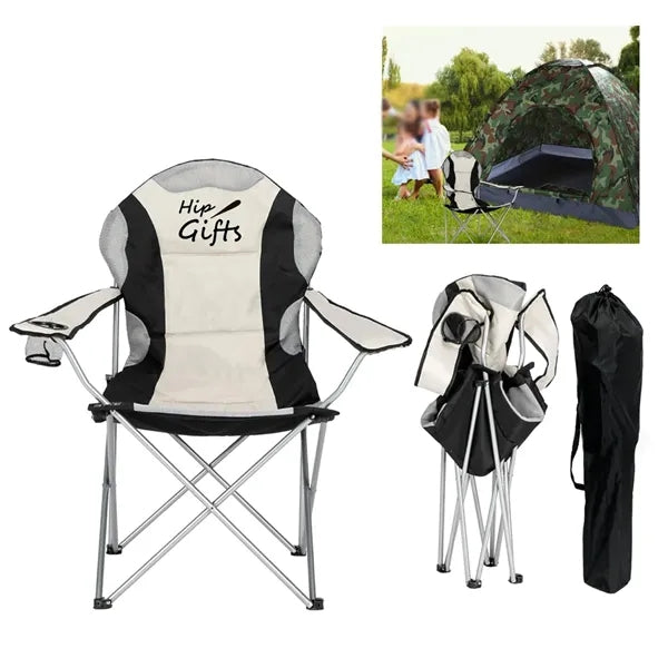 Outdoor Portable Camping Chair with Cup Holder