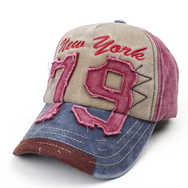 Unisex Washed Embroidered Casual Sun Protection Baseball Cap