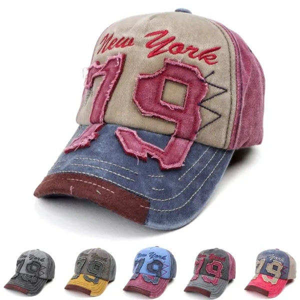 Unisex Washed Embroidered Casual Sun Protection Baseball Cap