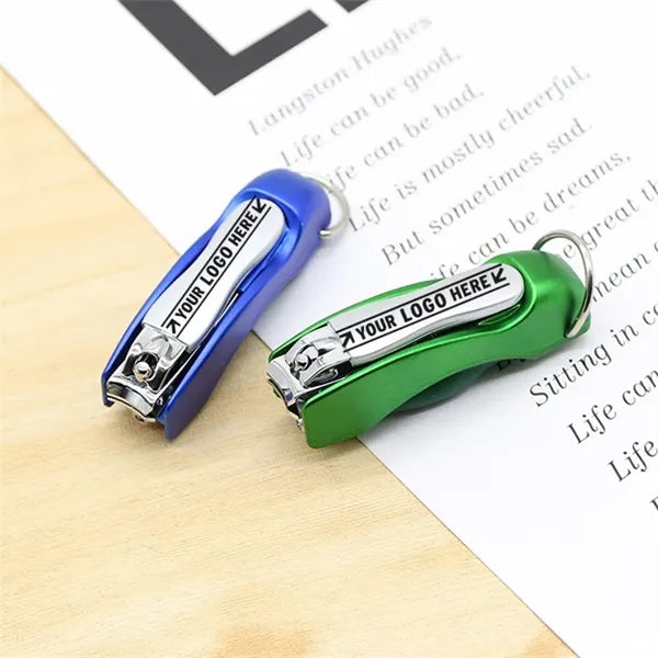 Multifunctional Stainless Steel Pen with Nail Clippers & Key