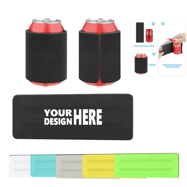 Neoprene Slap Wrap Can Cooler