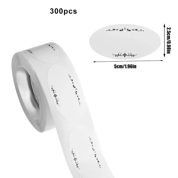 120 Self-Adhesive Removable Gift Labels for Canned Foods