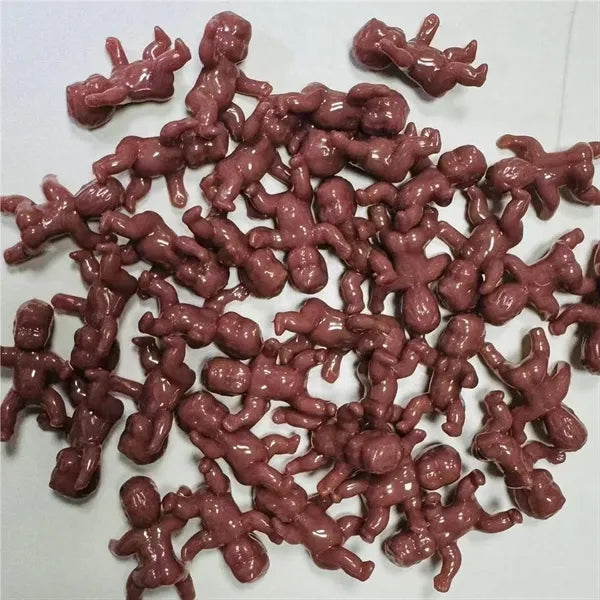 Mardi Gras Mini Plastic King Cake Babies for Party