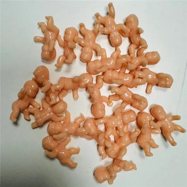 Mardi Gras Mini Plastic King Cake Babies for Party