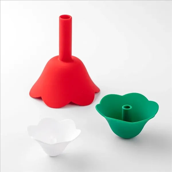 Christmas Tree Shape Silicone Kitchen Funnel