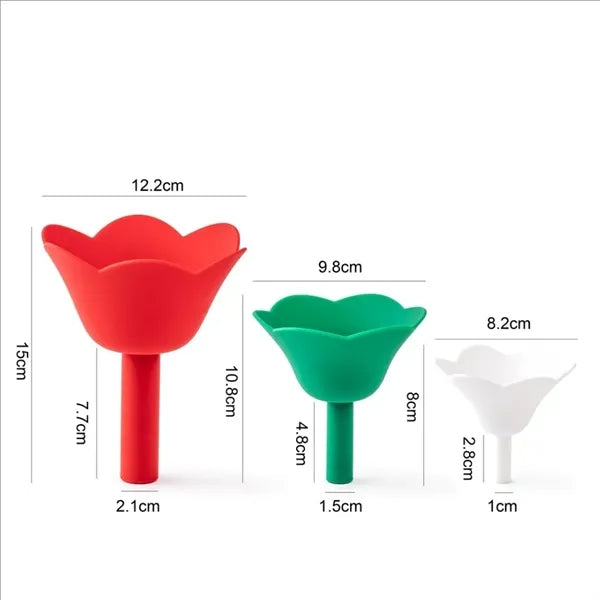 Christmas Tree Shape Silicone Kitchen Funnel
