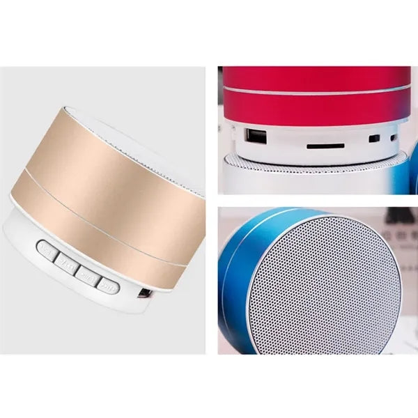 Aluminum Round Mini Bluetooth Speaker