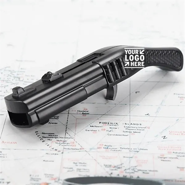 Stainless Steel Shooting Bottle Opener with ABS Handle