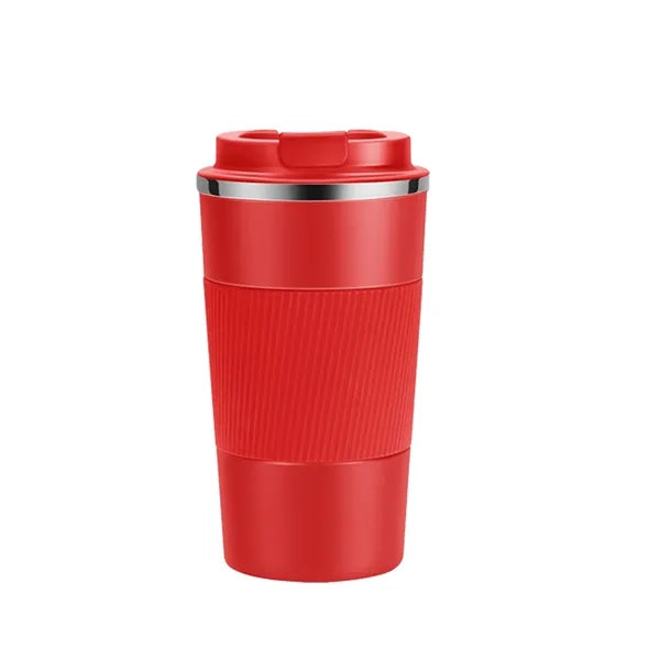 17oz Stainless Steel Tumbler with Rubber Band