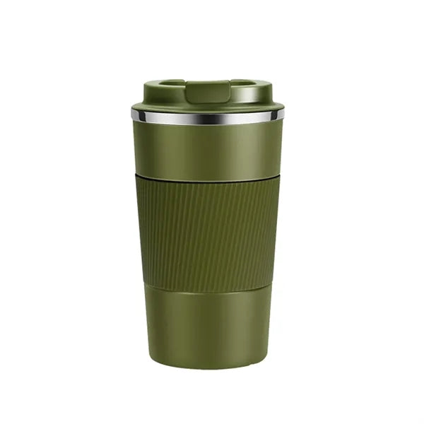 17oz Stainless Steel Tumbler with Rubber Band