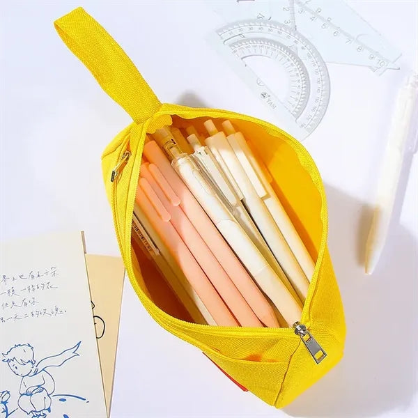 Big Capacity Pencil Case with Handle and Zipper