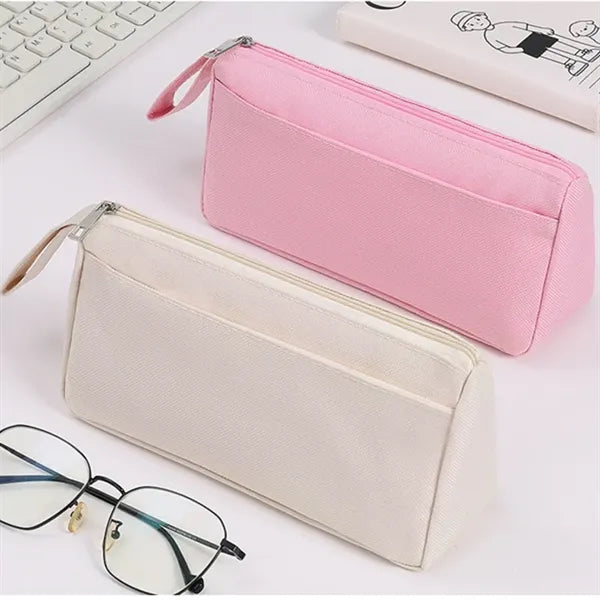 Big Capacity Pencil Case with Handle and Zipper