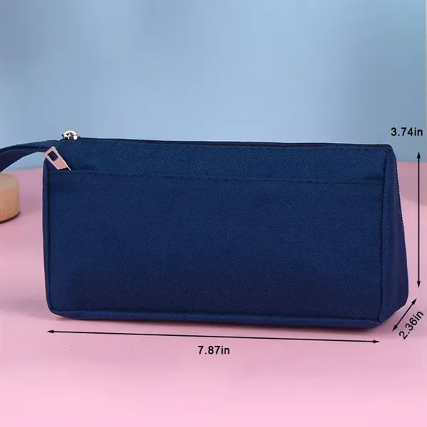 Big Capacity Pencil Case with Handle and Zipper