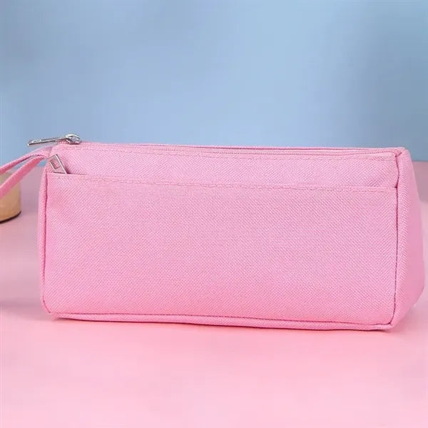 Big Capacity Pencil Case with Handle and Zipper