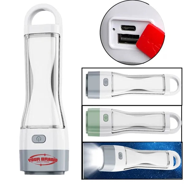 Solar-Powered Led Flashlight With Strong Light