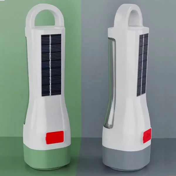Solar-Powered Led Flashlight With Strong Light