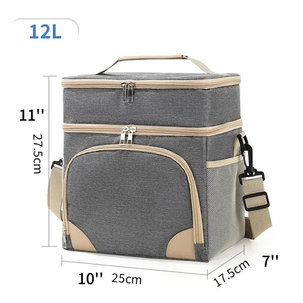 Double Layer Insulated Tote Bag
