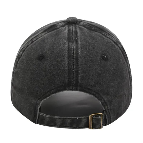 New spring and summer denim shark embroidered baseball cap