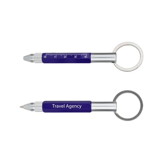 6 In 1 Multifunction Screwdriver Ballpoint Pen Keychain