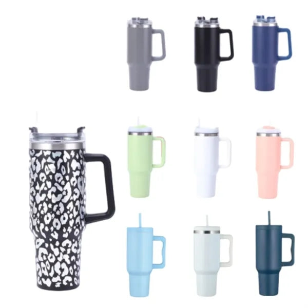 40 OZ Insulated Tumbler With Handle