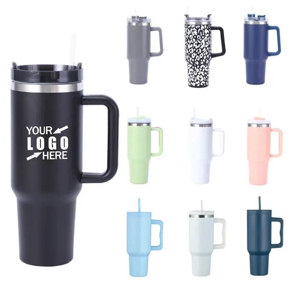 40 OZ Insulated Tumbler With Handle