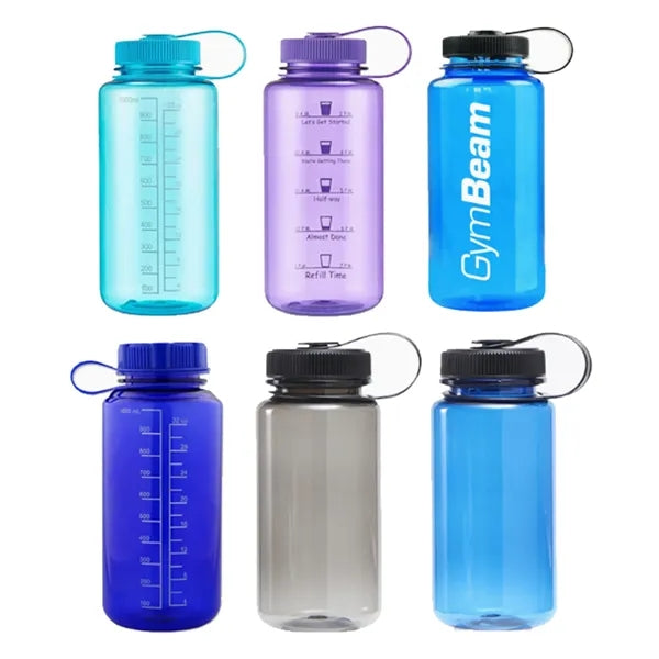 35oz Wide Mouth Sports Water Bottle w/ Graduated Scale