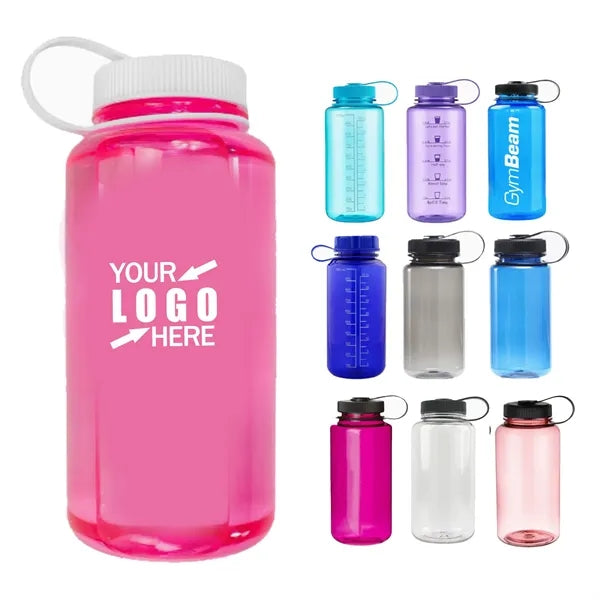 35oz Wide Mouth Sports Water Bottle w/ Graduated Scale