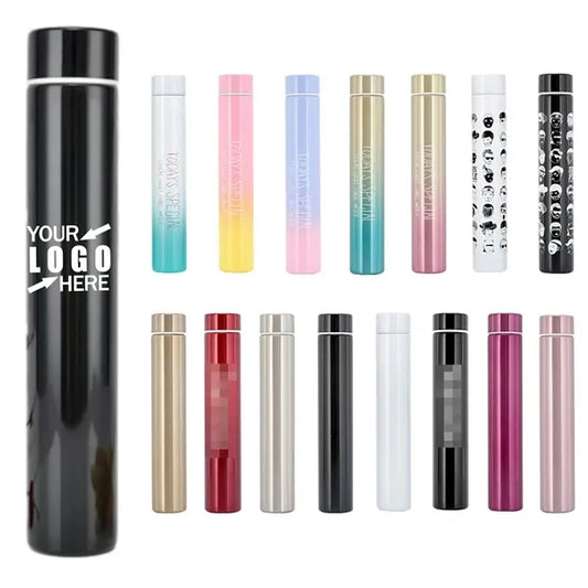10oz Slim Thin Double Wall Vacuum Insulated Water Bottle