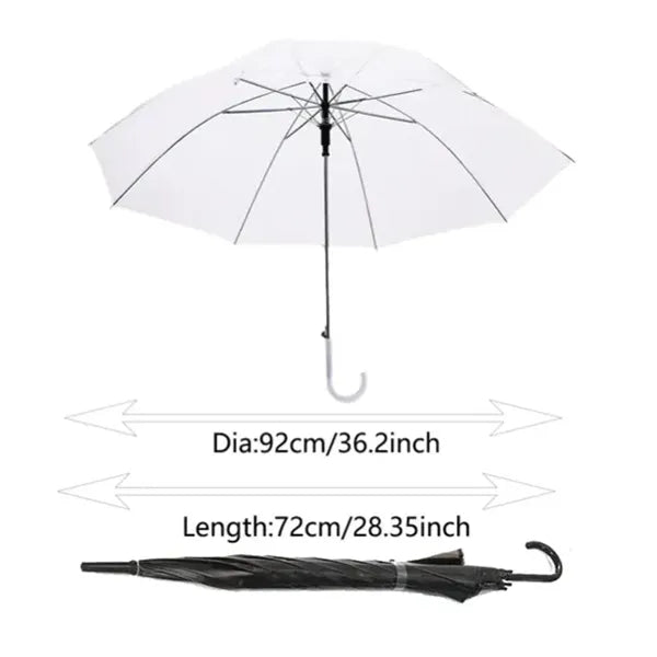 Clear Long-handled Transparent Umbrella