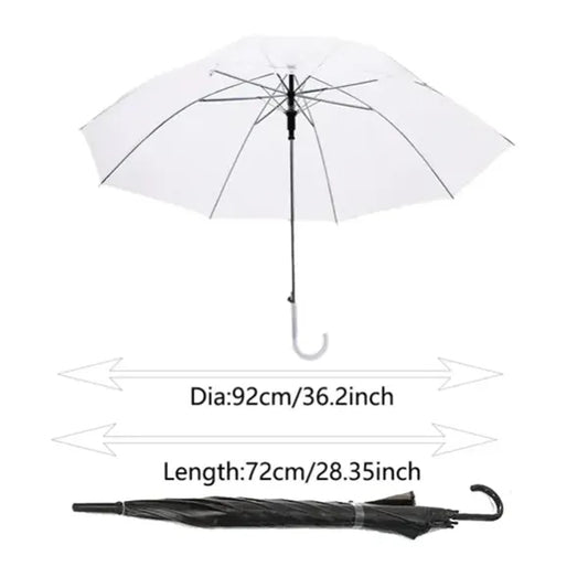 Clear Long-handled Transparent Umbrella