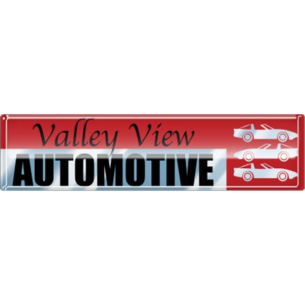 6" x 1.5" Rectangle - Domed Decal