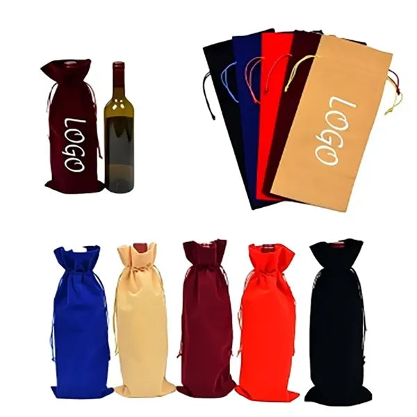 Velvet Wine Bag