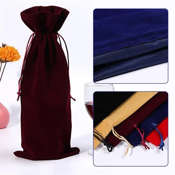 Velvet Wine Bag