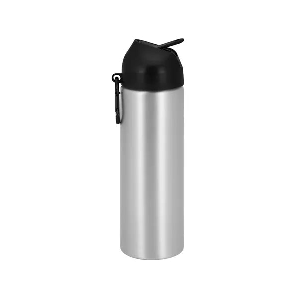 EasyFlow Recycled Aluminum Bottle w Straw Lid