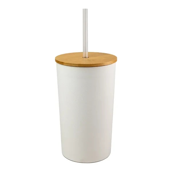 Full Color Bamboo Top Tumbler