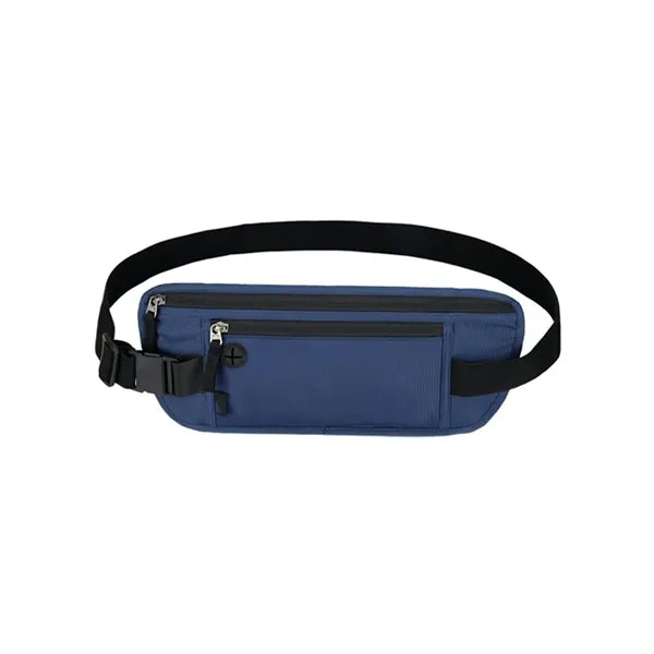 The waist bag features premium waterproof fabric, combining