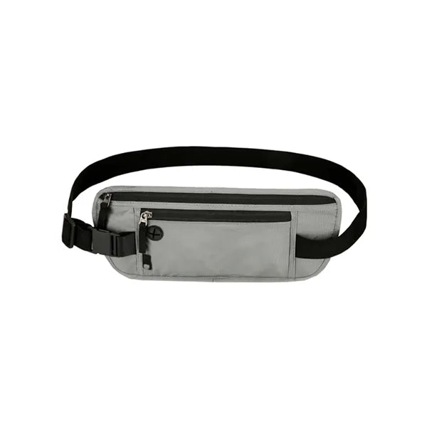 The waist bag features premium waterproof fabric, combining
