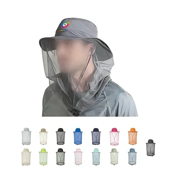 Sun Protector Hat with Soft Mosquito Net
