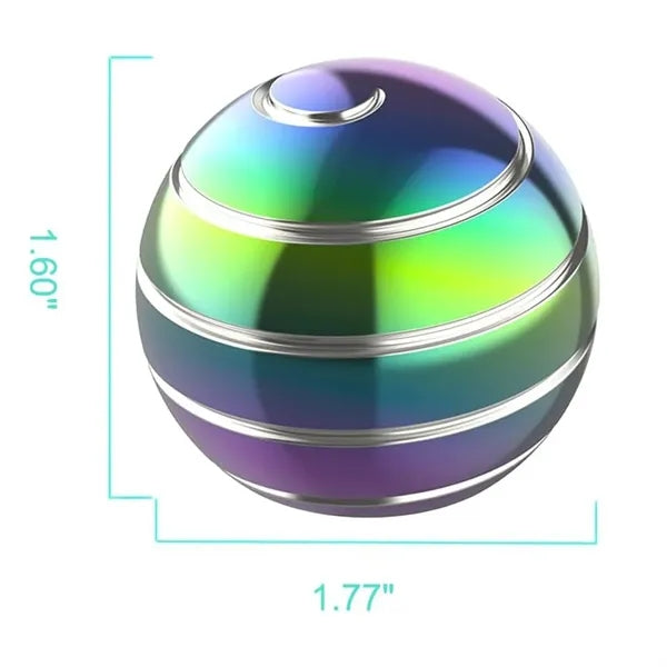 Metal fidget spinner rotation gyro ball